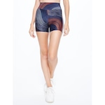 Shorts Bodyforsure com Cós Anatômico Space - Feminino MARINHO/CINZA/AMAREL