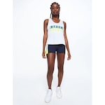 Camiseta Regata Bodyforsure Lisa Beach Sports - Feminina BRANCO