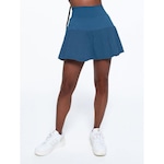 Saia Shorts Bodyforsure Liso Essentials - Feminina AZUL