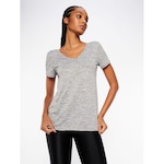 Camiseta Bodyforsure Lisa Essentials - Feminina CINZA