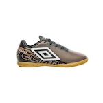 Chuteira Futsal Umbro Techno - Infantil PRETO/LARANJA