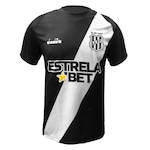 Camisa 2 Ponte Preta 2024 Jogador Diadora - Masculina PRETO