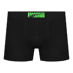 Cueca Boxer Puma sem Costura - Infantil PRETO