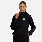 Jaqueta Corta Vento Impermeável com Capuz Wss Run Minimalist - Feminina PRETO