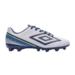 Chuteira de Campo Umbro Force - Adulto BRANCO/AZUL ESC