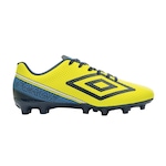 Chuteira de Campo Umbro Force - Adulto AMARELO/AZUL