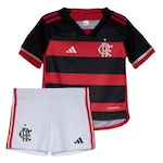 Conjunto do Flamengo I 24/25 adidas Mini - Infantil VERMELHO