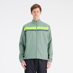 Jaqueta sem Capuz Corta Vento New Balance Accelerate - Masculina VERDE CLARO