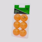 Kit de Bolas de Tênis de Mesa Penalty - 6 unidades LARANJA