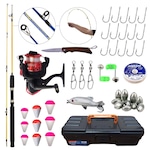 Kit de Pesca Completo com Vara Taue e Molinete Ultra Light Promo Nao Se Aplica