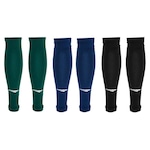 Kit de Canelitos Penalty Storm com 3 Pares - Adulto VERDE/AZUL ESC