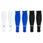 Kit de Canelitos Penalty Storm com 3 Pares - Infantil BRANCO/PRETO