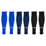 Kit de Canelitos Penalty Storm com 3 Pares - Adulto AZUL/PRETO