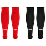 Kit Canelitos Penalty Storm - 2 Pares - Infantil Vermelho/Preto