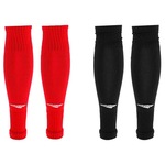 Kit de Canelitos Penalty Storm com 2 Pares - Adulto Vermelho/Preto