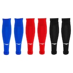 Kit de Canelitos Penalty Storm com 3 Pares - Adulto PRETO/AZUL