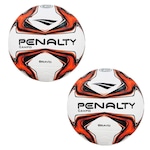 Kit com 2 Bola de Futebol Campo Penalty Bravo Xxiv LARANJA