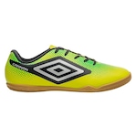 Chuteira Futsal Umbro Cannon - Adulto VERDE/PRETO