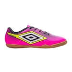 Chuteira Futsal Umbro Cannon - Adulto ROSA/PRETO