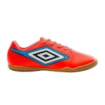 Chuteira Futsal Umbro Cannon - Adulto LARANJA/AZUL