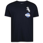 Camiseta New Era Regular Chicago White Sox Core MLB - Masculina PRETO