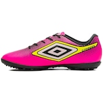 Chuteira Society Umbro Cannon - Adulto ROSA/CINZA