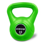 Kettlebell Kikos Cement Ps 10Kg PRETO