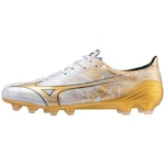 Chuteira de Campo Mizuno Alpha Japan - Adulto BRANCO