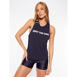 Camiseta Regata Bodyforsure Essentials - Feminina MARINHO/CINZA/AMAREL