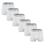 Kit Cuecas Zorba Boxer com Abertura - 6 Unidades - Adulto BRANCO