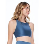 Top Fitness Com Bojo Bodyforsure Nadador Removível Basic - Feminino AZUL