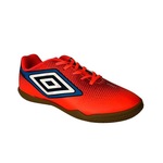 Chuteira Futsal Umbro Cannon - Infantil VERMELHO/AZUL