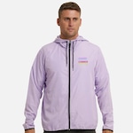 Jaqueta Corta Vento com Capuz Corrida Wss Rotina - Masculina Lilas