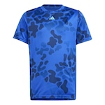 Camiseta adidas Esportiva Essentials - Infantil AZUL