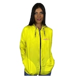 Jaqueta Corta Vento com Capuz Corrida Wss Never Give Up! - Feminina AMARELO