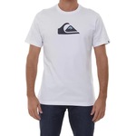 Camiseta Quiksilver Comp Logo Colors - Masculina BRANCO