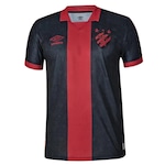 Camisa Polo 3 do Sport Recife 2023 Umbro - Masculina PRETO