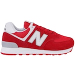 Tênis New Balance U574V2 - Feminino VERMELHO/BRANCO