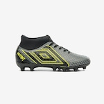 Chuteira de Campo Umbro Mutant Jr - Infantil CINZA/VERDE