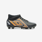 Chuteira de Campo Umbro Mutant Jr - Infantil PRETO/LARANJA