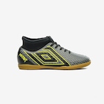 Chuteira Futsal Umbro Mutant Jr - Infantil CINZA/PRETO