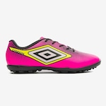 Chuteira Society Umbro Cannon - Adulto ROSA/PRETO