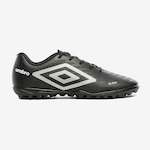 Chuteira Society Umbro Glaze - Adulto PRETO/PRATA