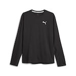 Camiseta de Treino Manga Longa Puma Run Cloudspun - Masculina PRETO