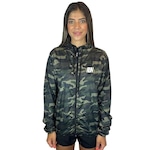 Jaqueta Corta Vento Wss Run Minimalist Camuflada - Feminina MARROM