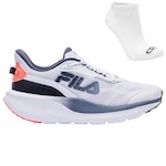 Tênis Fila Fire + Meia - Masculino BRANCO/PRETO