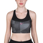 Top Fitness com Bojo Mizuno Hing - Feminino PRETO