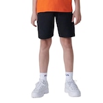 Bermuda Fila Basic Letter - Infantil PRETO