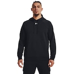 Blusão Under Armour Rival Fleece Hoodie - Masculina PRETO