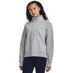 Blusão de Moletom de Treino Under Armour Rival Fleece Hoodie - Feminino CINZA